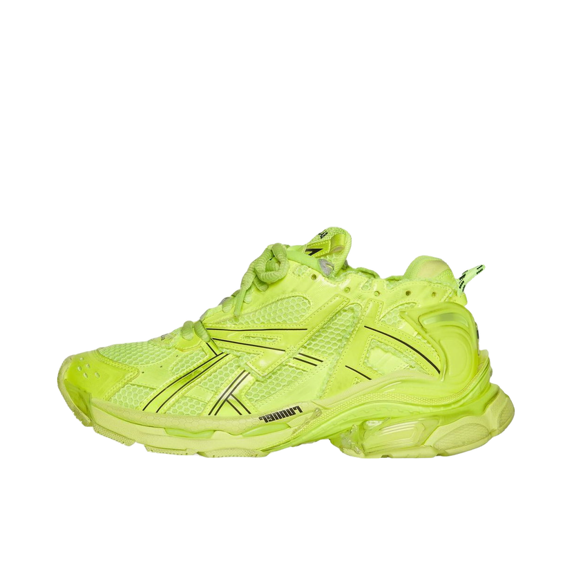 Кецове и обувки Balenciaga Runner Lime Жълто | 677403W3RB47500