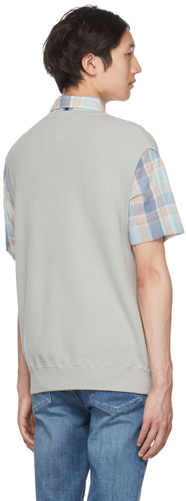 Пуловер rag & bone Winslow Knit Vest Сиво | MBS22P012LL12, 2