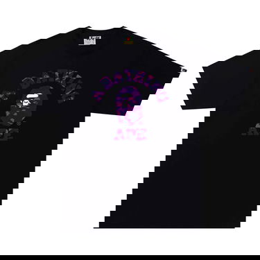 Тениска BAPE Color Camo College Tee Черно | 1I30 110 012 BLACK PURPLE, 1
