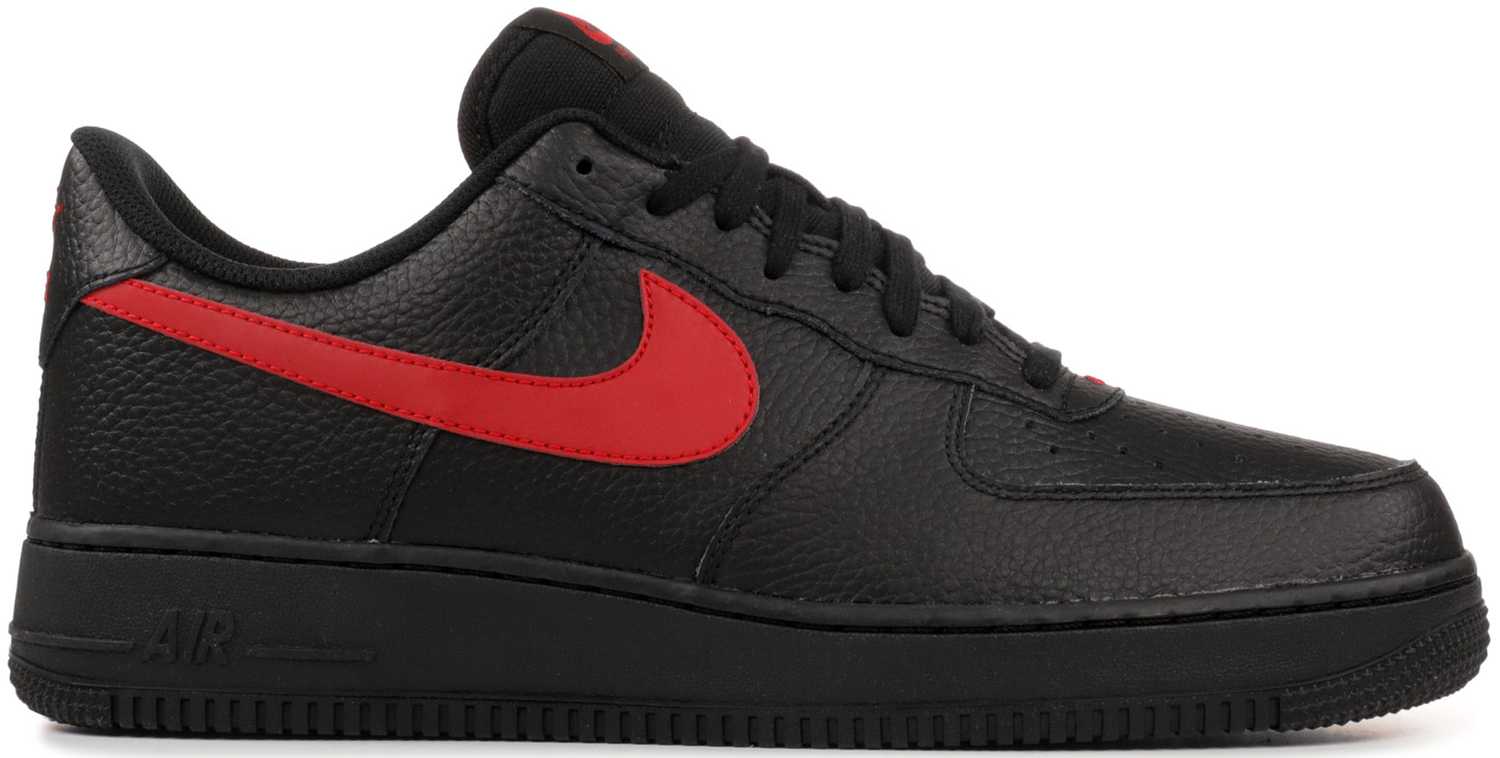 Кецове и обувки Nike Air Force 1 Low Black University Red Черно | AA4083-011, 0