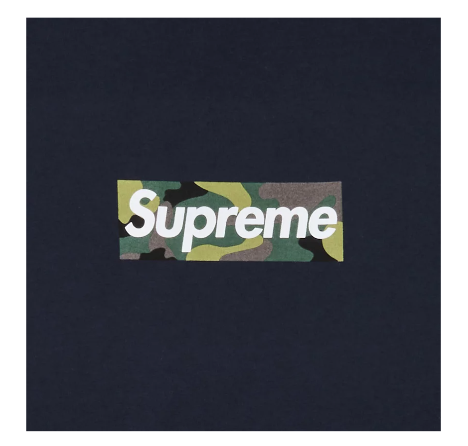 Тениска Supreme Box Logo Tee Тъмно синьо | FW23T57 NAVY, 1
