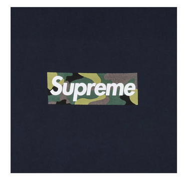 Тениска Supreme Box Logo Tee Тъмно синьо | FW23T57 NAVY, 1