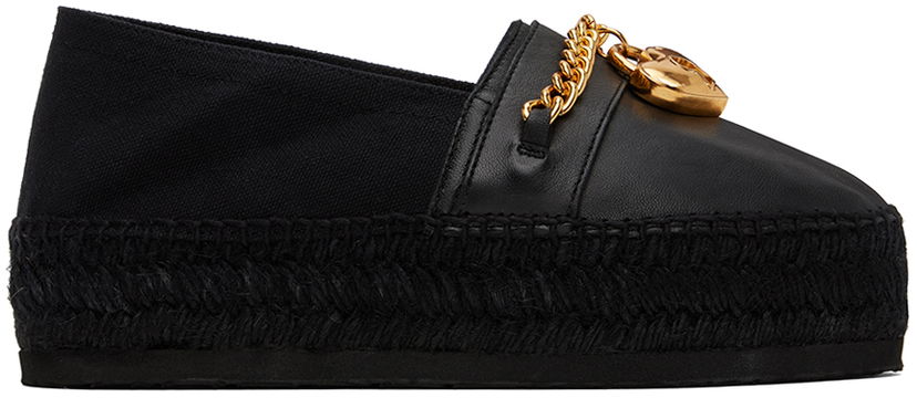 Аксесоари Moschino Moschino Chains & Hearts Espadrilles Черно | MA10813G1I MF5 00A