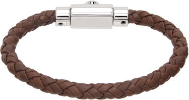Гривна FERRAGAMO Leather Bracelet Кафяво | 703873, 1