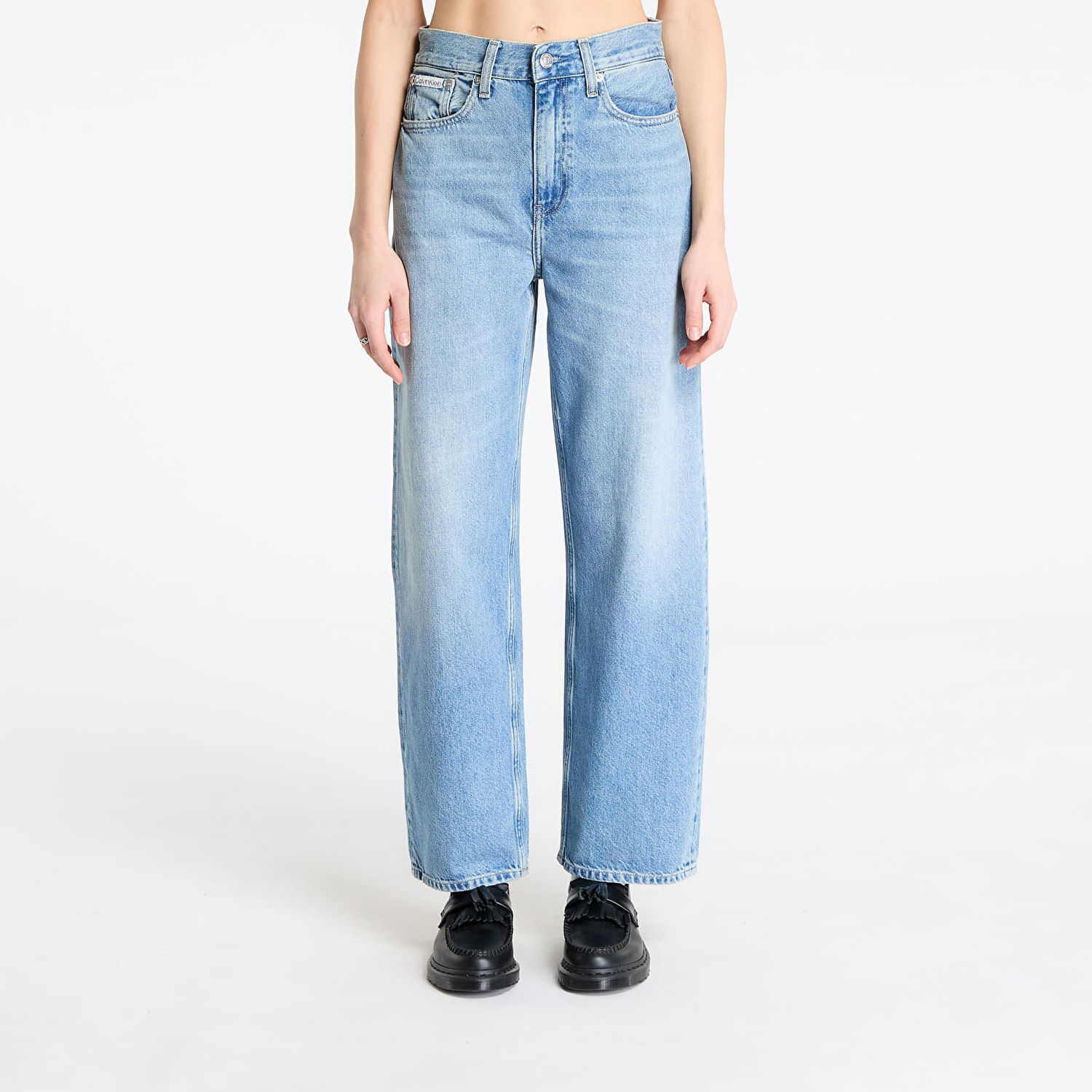 Дънки CALVIN KLEIN Calvin Klein Jeans Barrel Leg Jeans W25/L32 Синьо | J20J225604 1A4, 0
