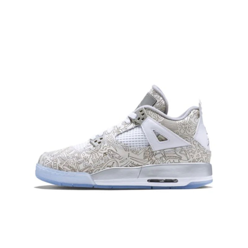 Кецове и обувки Jordan Air Jordan 4 Retro BG "Laser" Бежово | 705334-105, 0