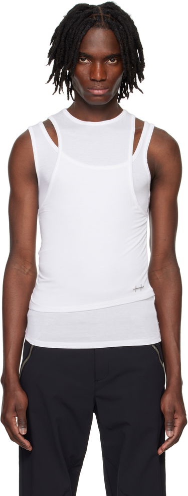 Потник HELIOT EMIL Heliot Emil Eudaimonia Layered Tank Top Бяло | PRESS25_M_09_130_WHT02, 0