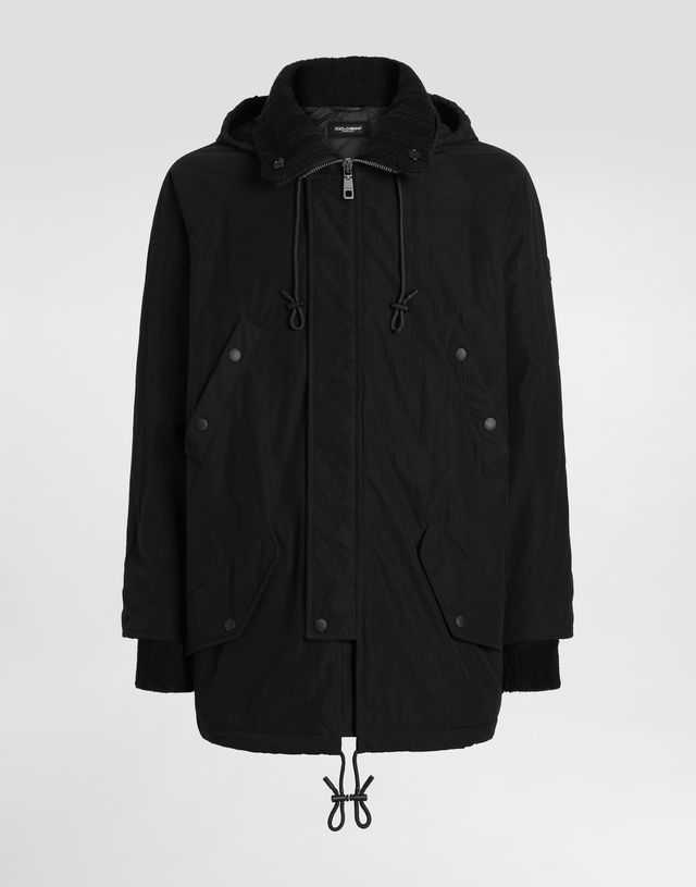 Dolce & Gabbana Hooded Nylon Jacket