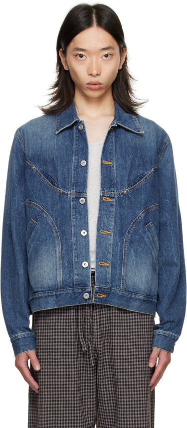 Яке sage NATION SAGE NATION Jiji Denim Jacket Синьо | S084 DENIM JIJI JACKET DENIM I, 0