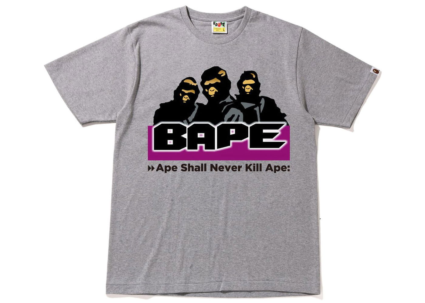 Тениска BAPE Archive Graphic #8 Tee Сиво | 1I20-110-020, 0