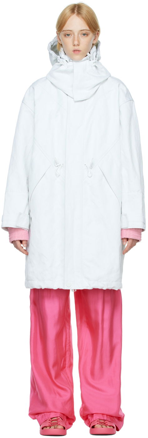 Парка Bottega Veneta Cotton Parka Бяло | 704955 V1V60, 0