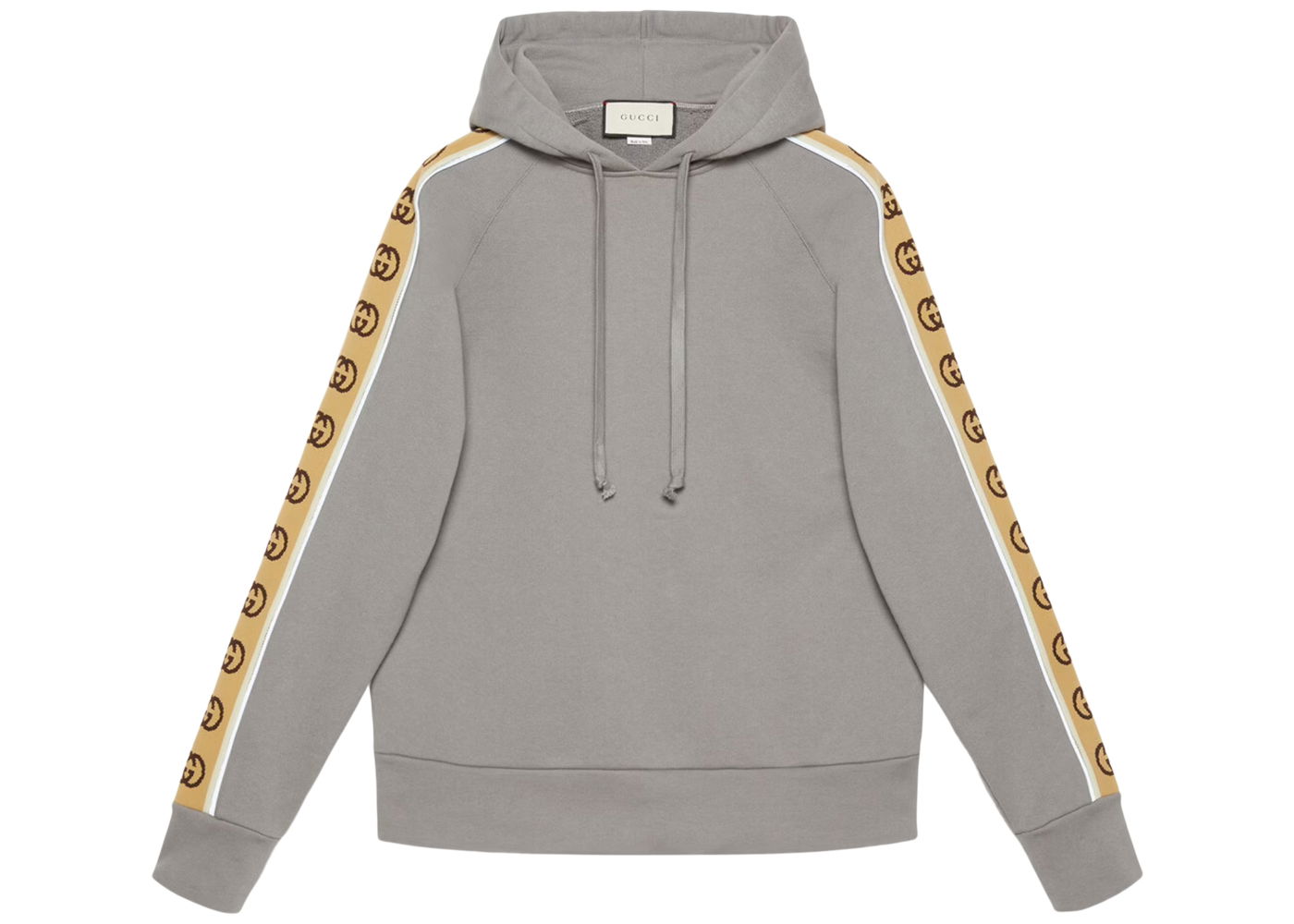 Суитчър Gucci Cotton Jersey Hoodie Сиво | 596230 XJBUW 1233, 0