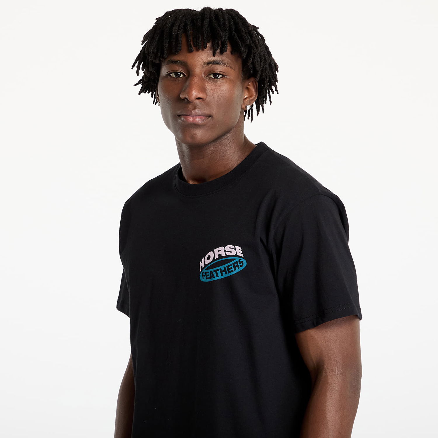 Тениска Horsefeathers Horsefeathers Orbit T-Shirt Черно | SM1382A, 1