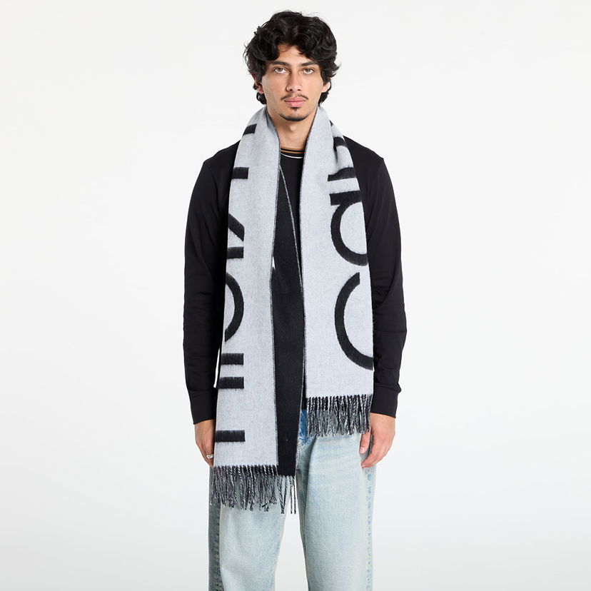 Шал CALVIN KLEIN Calvin Klein Bold Logo Brushed Scarf Сиво | LV04D8026G UB1