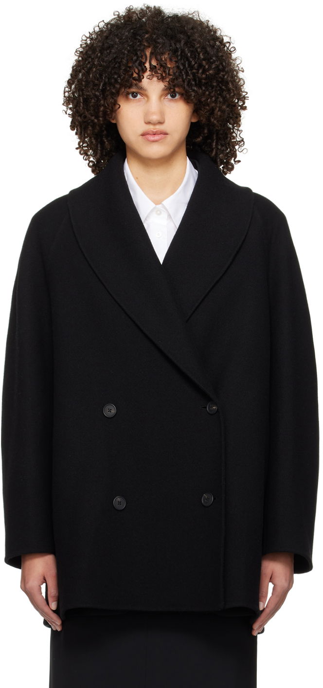 Палта The Row Black Polli Coat Черно | 5887-W1439