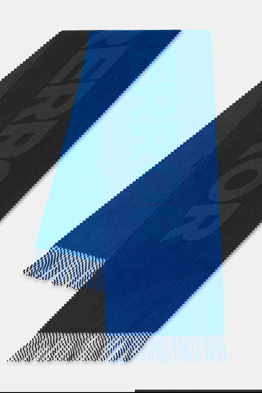 Шал ADER ERROR Muffler ERROR Logo Patterned Woolen Scarf Синьо | BO01FWAC0402BL, 0
