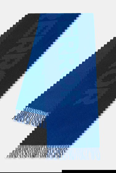 Шал ADER ERROR Muffler ERROR Logo Patterned Woolen Scarf Синьо | BO01FWAC0402BL, 0