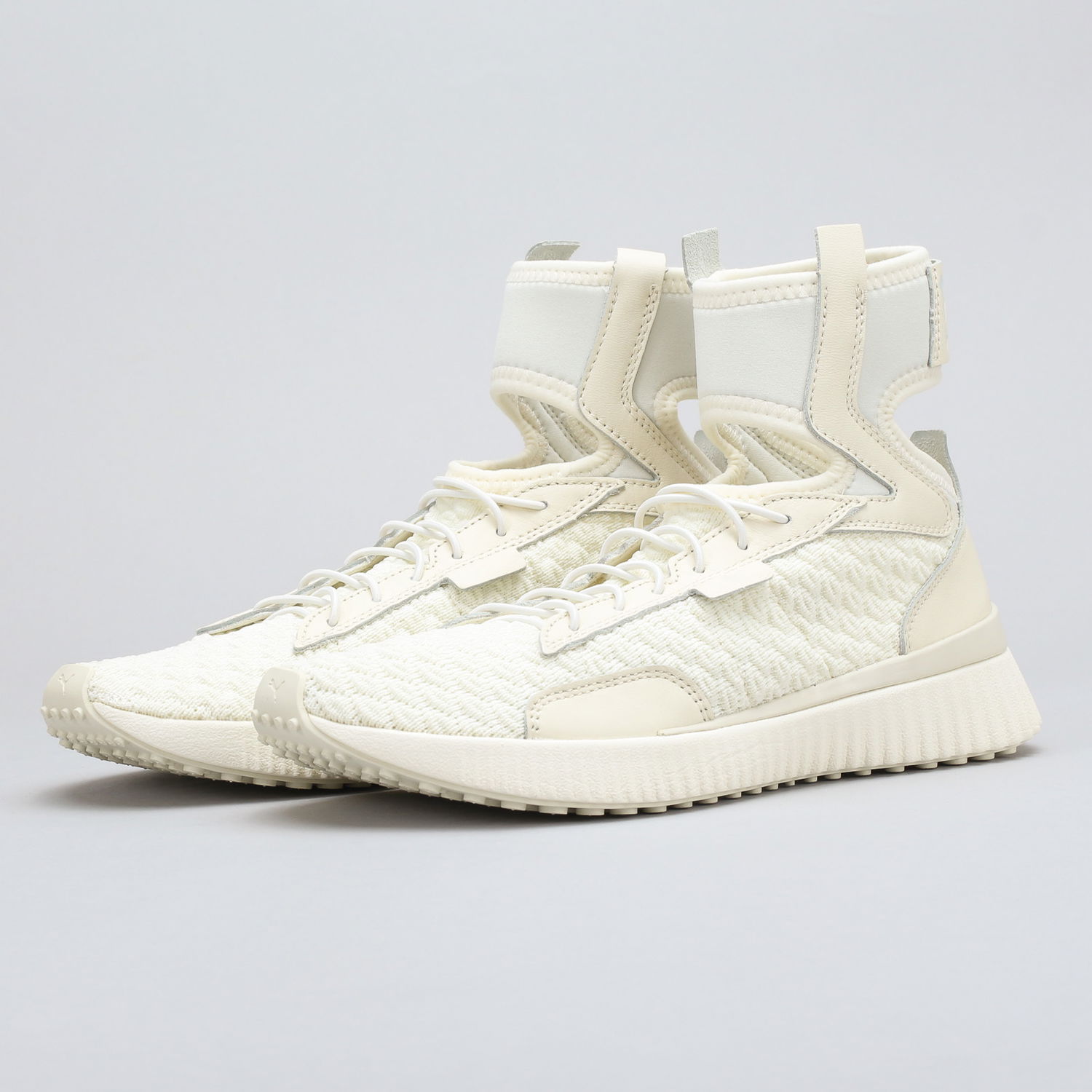 Кецове и обувки Puma Fenty by Rihanna Trainer Mid Geo vanilla ice - sterling blue Бежово | 191231 01, 0