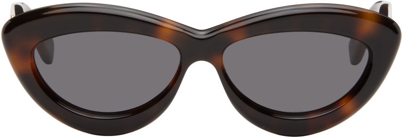 Слънчеви очила Loewe Curvy Sunglasses Кафяво | LW40096I 192337156465