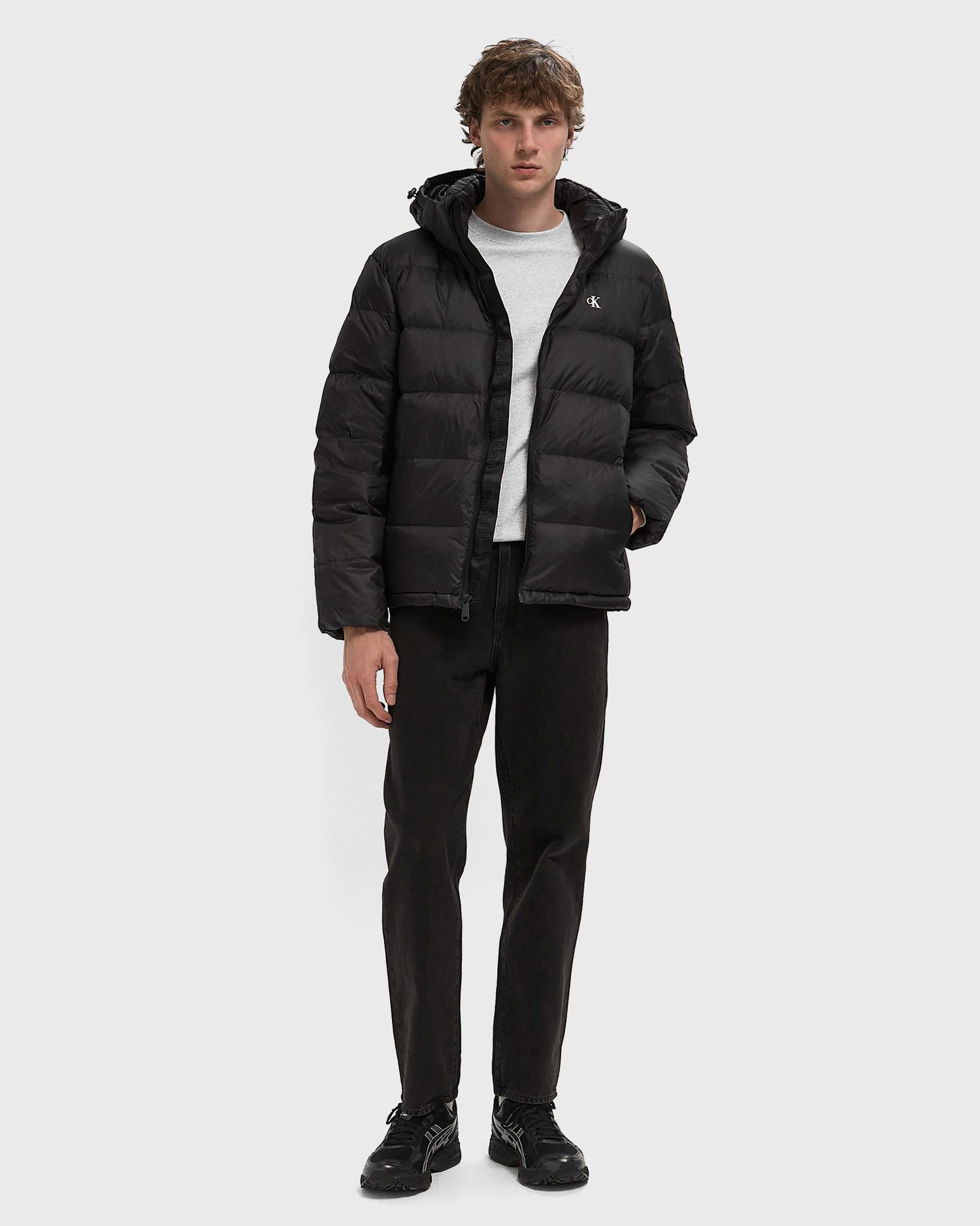 Пухо яке CALVIN KLEIN Calvin Klein Zip-Off Hood Down Puffer Jacket Черно | LV04RC518GUB1, 1
