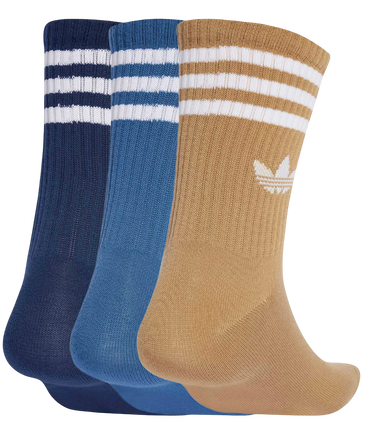 Чорапи adidas Performance 3-Stripes Crew Socks - 3 Pairs Кафяво | JZ4941, 2