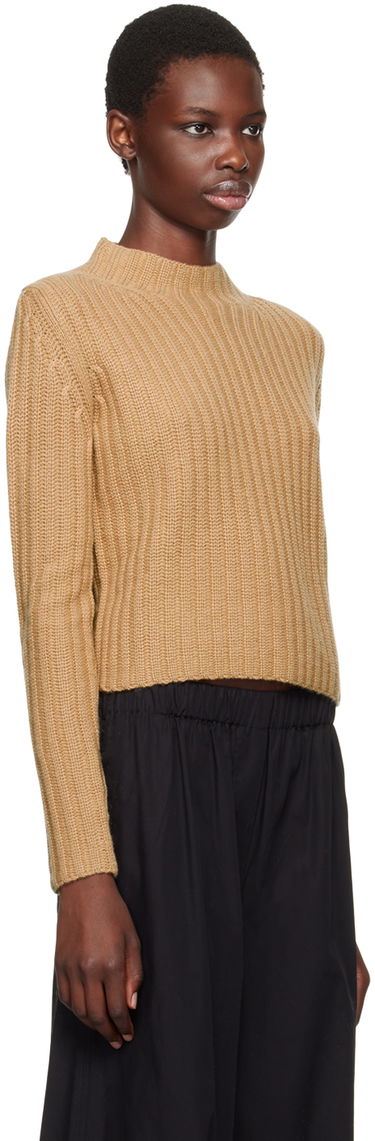 Пуловер Max Mara Max Mara Aloa Mock Neck Sweater Кафяво | 2421366022600 MM12037, 1