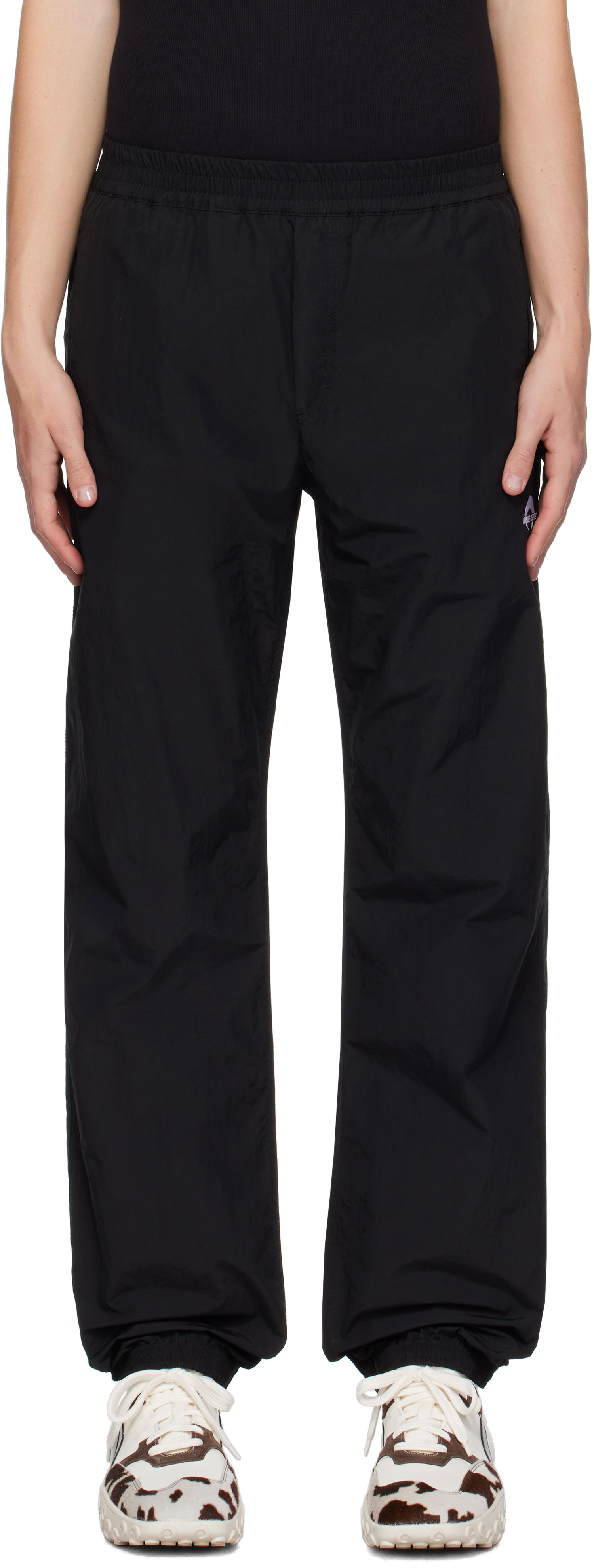 Спортни панталони Marine Serre Sport Nylon Track Pants Черно | UPA050A CWOV0041, 0