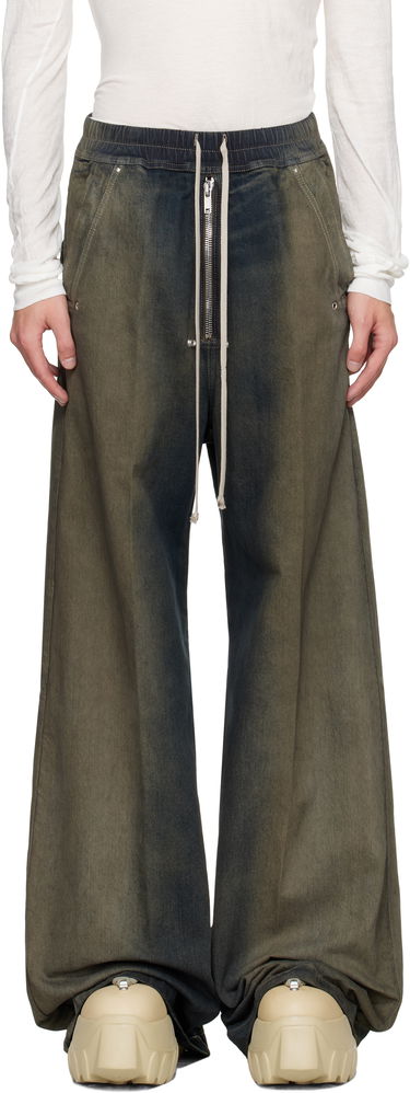 Дънки Rick Owens Rick Owens Wide Bela Jeans Зелено | RU02E1366 DKDEG, 0