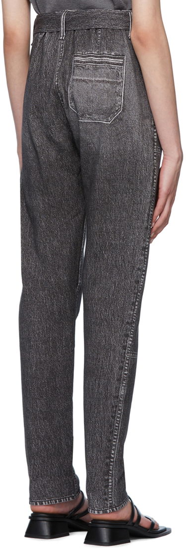Дънки rag & bone Miramar Mia Denim Tie-Waist Pants Сиво | WCW22P7003LF03, 2