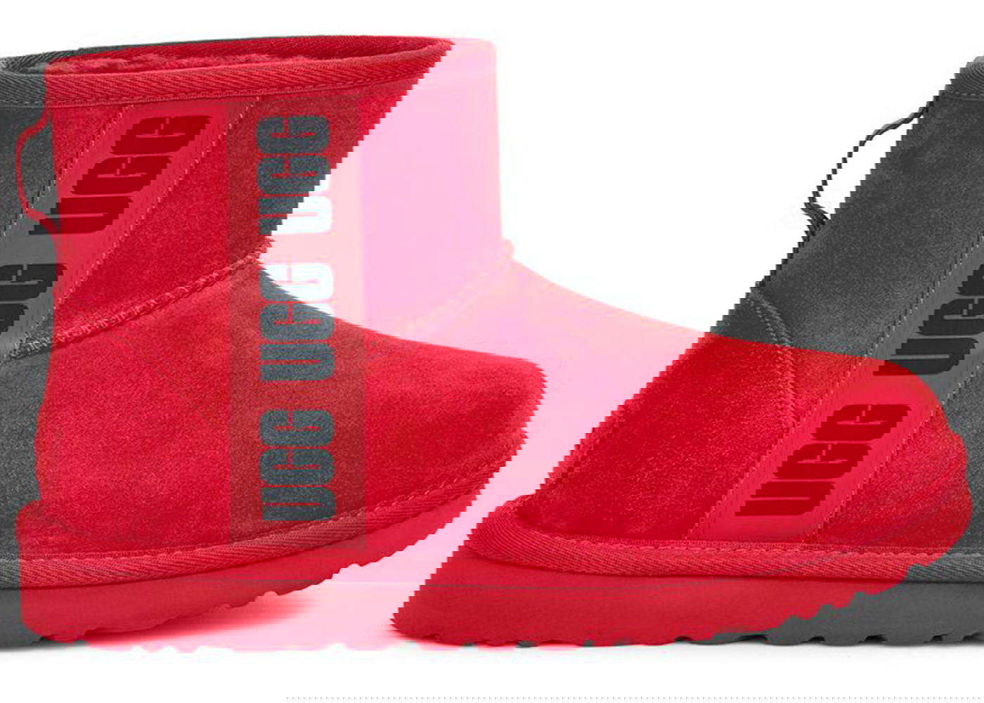 Кецове и обувки UGG Classic Mini Side Logo Boot Samba Red Червено | 1122558-SRBCK, 0