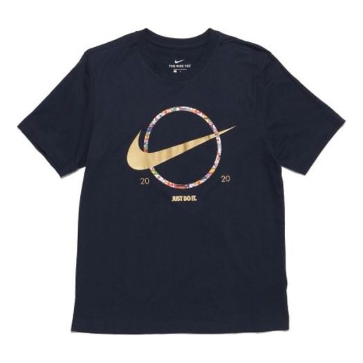 Тениска Nike Sportswear National Flag Logo T-Shirt Синьо | CT6872-451