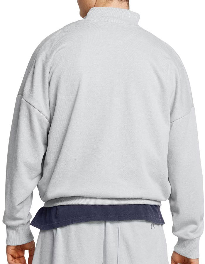 Суитчър Under Armour UA Icon HWT Terry Oversized 1/2 Zip Top Сиво | 1386550-011, 1