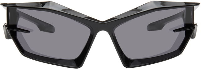 Cut Black Sunglasses