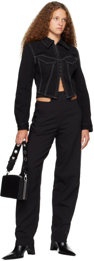 Панталони Dion Lee Dion Lee Y Front Cutout Trousers Черно | C2068P22, 3