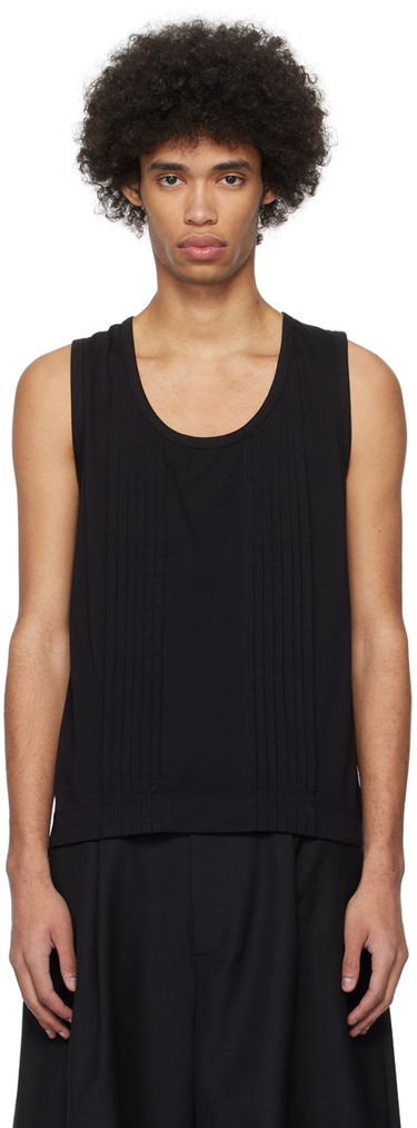 Потник Simone Rocha Simone Rocha Double-Pleated Tank Top Черно | 5234 0553, 0