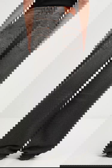 Дънки Rhude RHUDE Wide Leg Traxedo Черно | RHFW25DP01012, 2