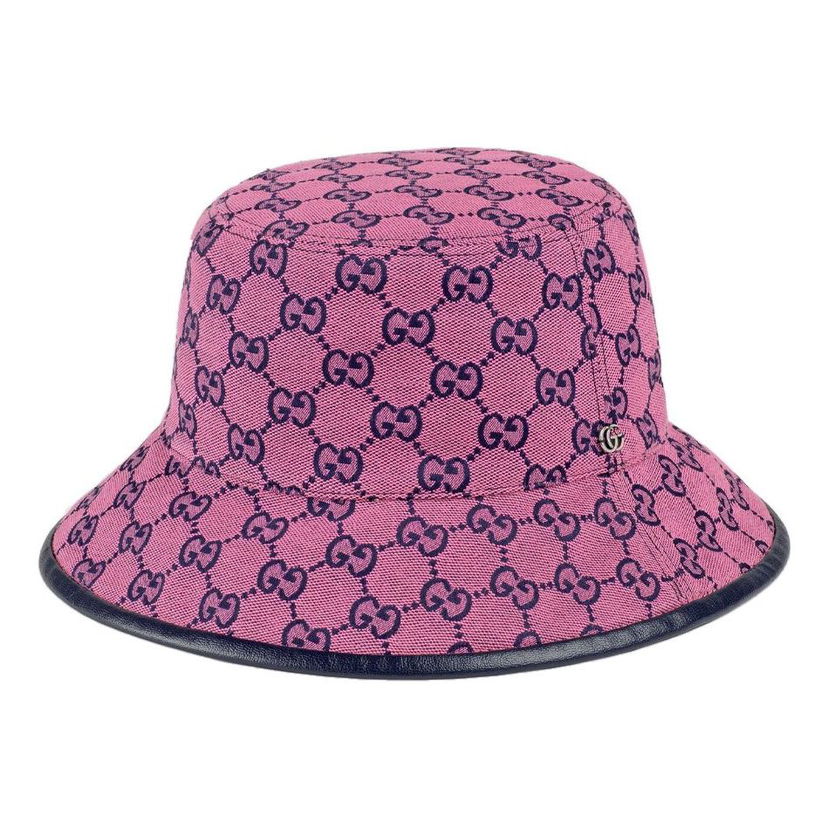 Шапка Gucci Reversible GG Monogram Bucket Hat Розово | 656573-3HAD0-5268