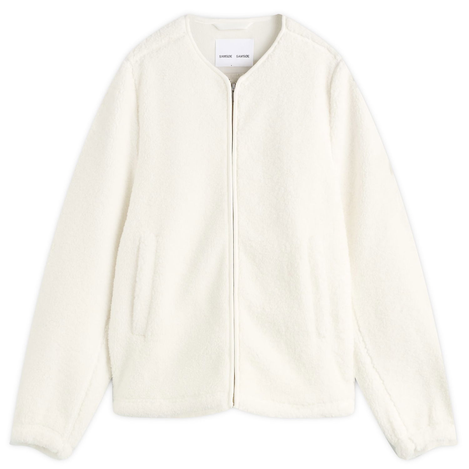 Яке Samsoe Samsoe Women's Saautumn Fleece Jacket, Size Large Бяло | F24400015-CLR000289, 0