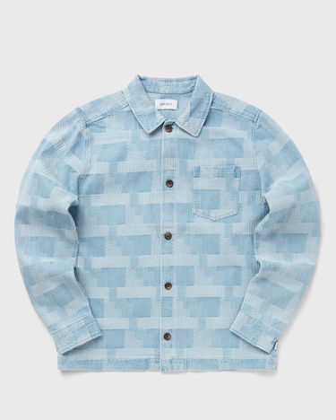 Яке Les Deux Layton Denim Jacquard Overshirt Синьо | LDM640104-414414, 0