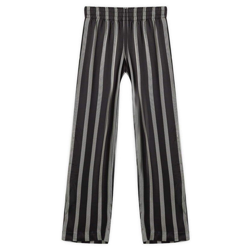 Панталони Anine Bing Soto Striped Wide Leg Pants, Size Medium Черно | A-03-10420-PRT31