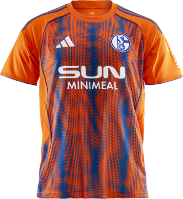 Фланелка adidas Originals FC Schalke 04 3rd Jersey 2025/26 Kids Оранжево
 | 6s04jd7417, 0