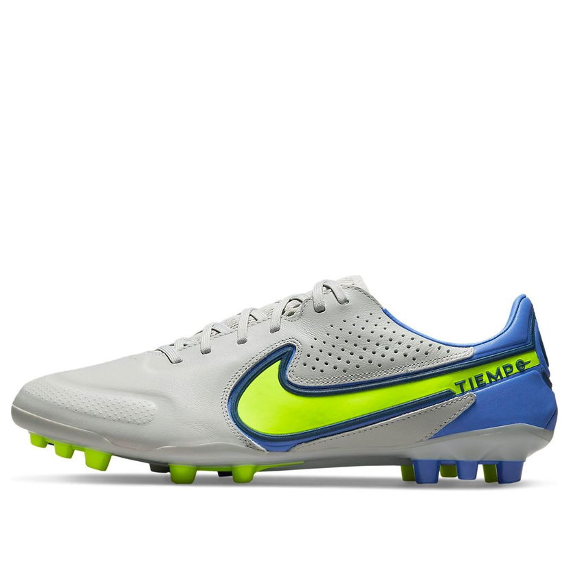 Кецове и обувки Nike Legend 9 Pro AG Soccer Shoes Grey/Yellow Сиво | DB0448-075
