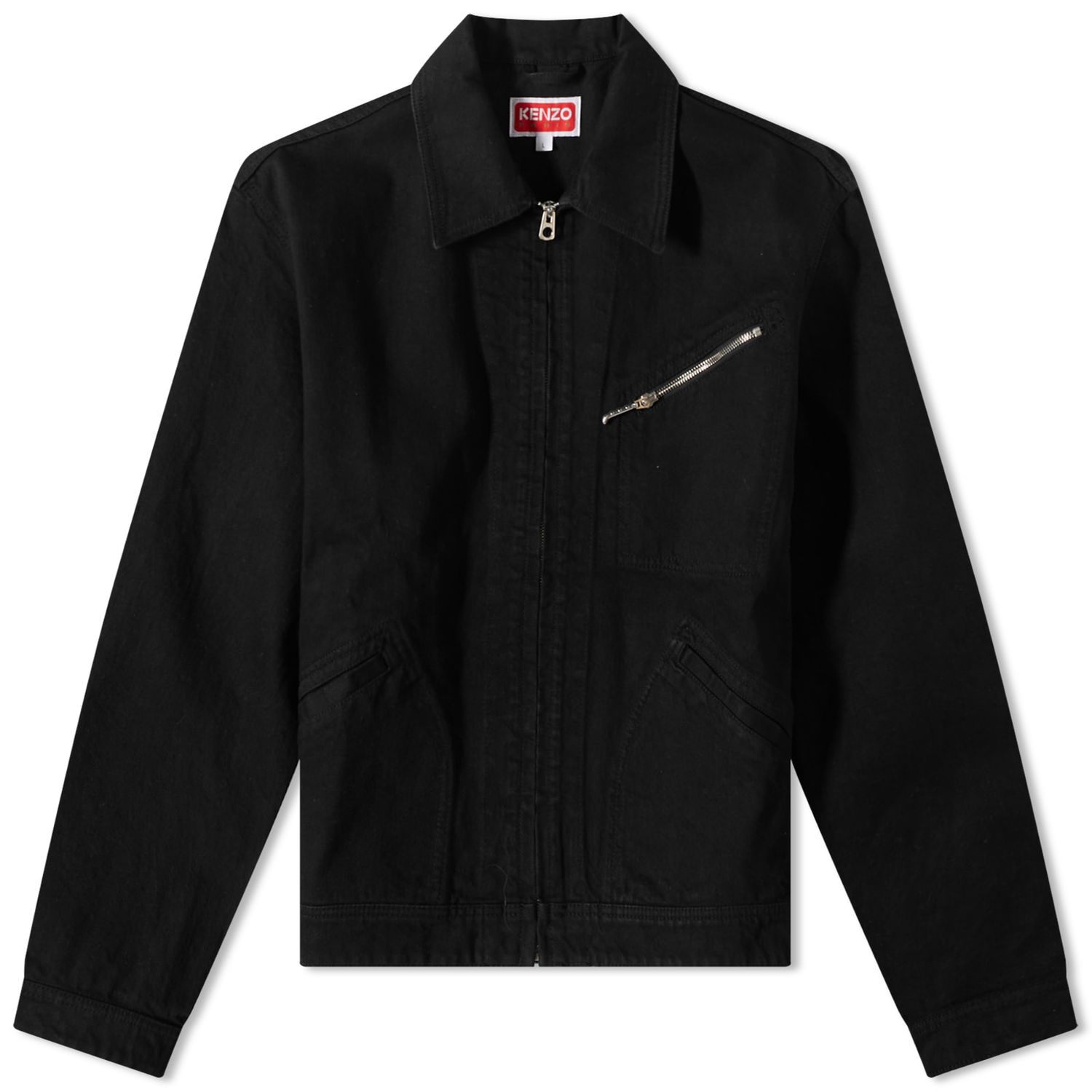 Яке KENZO PARIS Rinse Denim Jacket Черно | FD55DB1006C1-BM, 0