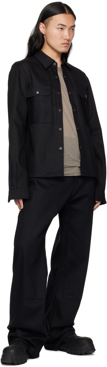 Дънки Rick Owens Rick Owens DRKSHDW Hollywood Double Knee Geth Cut Jeans Черно | DL01E6387 BLKJP, 3