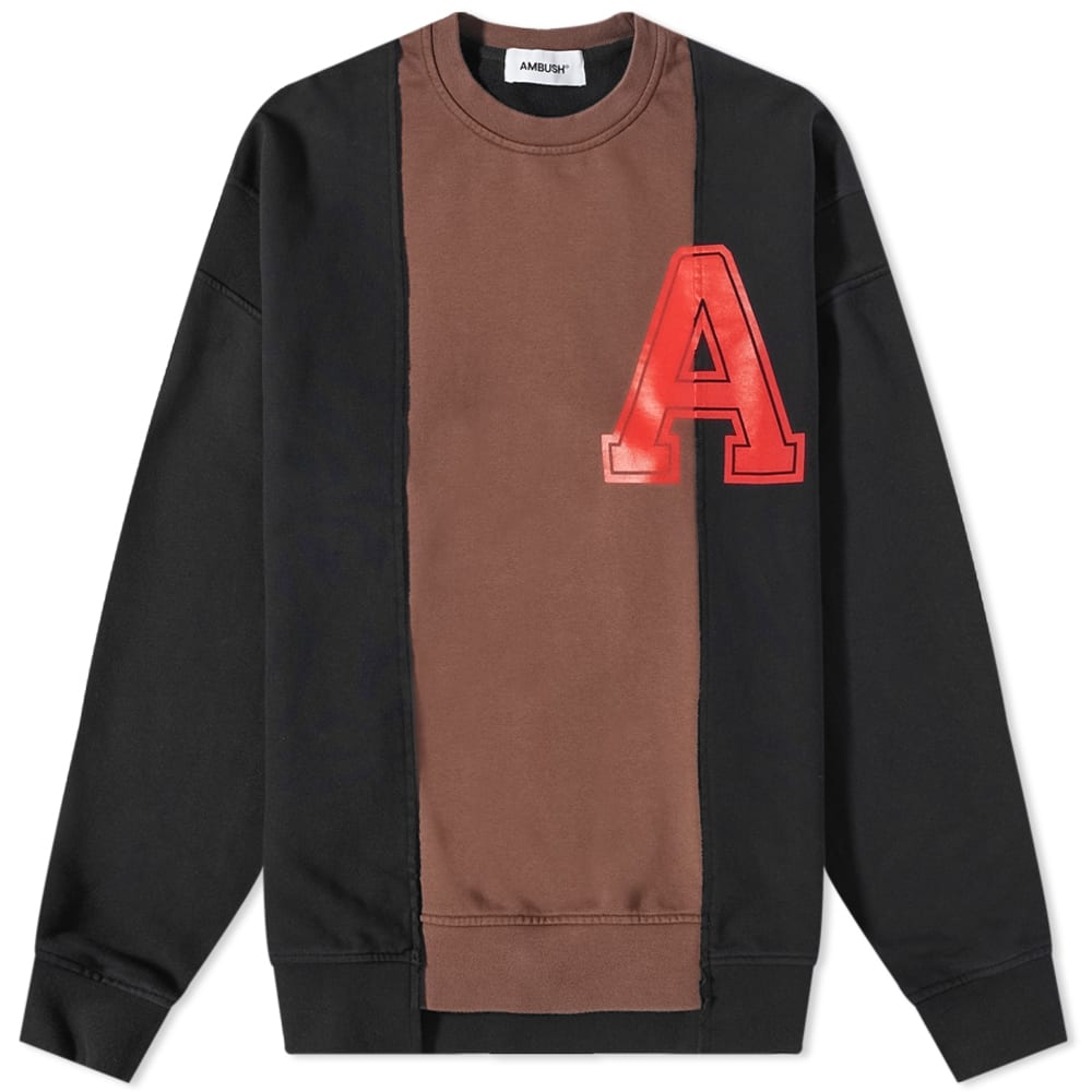 Пуловер Ambush Varsity Crewneck Тъмно синьо | BMBA026F22FLE0011025, 0