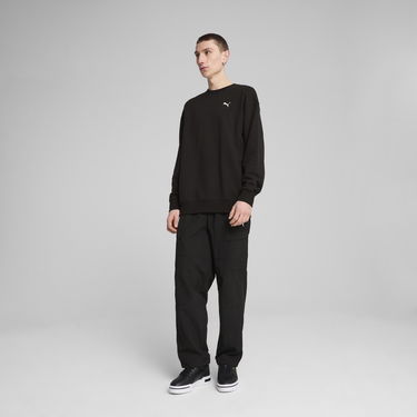 Пуловер Puma WARDROBE ESS Relaxed Crewneck Sweatshirt Черно | 629650_01, 5