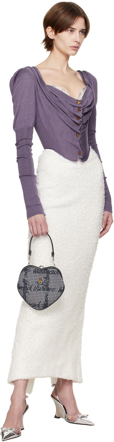 Дамска чанта Vivienne Westwood Vivienne Westwood Belle Heart Frame Bag Черно | 4B01000DW-W011T-, 3