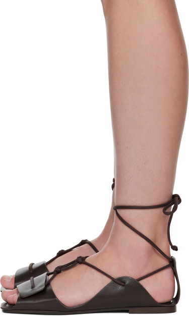 Облекло LEMAIRE Lemaire Opanka Flat Sandals Кафяво | FO0169 LL0043, 2