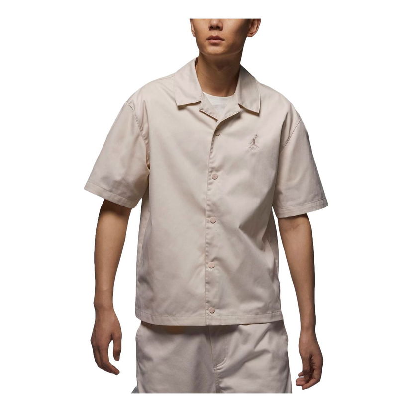 Риза Jordan Essentials Statement Shirt Бежово | FN4626-203