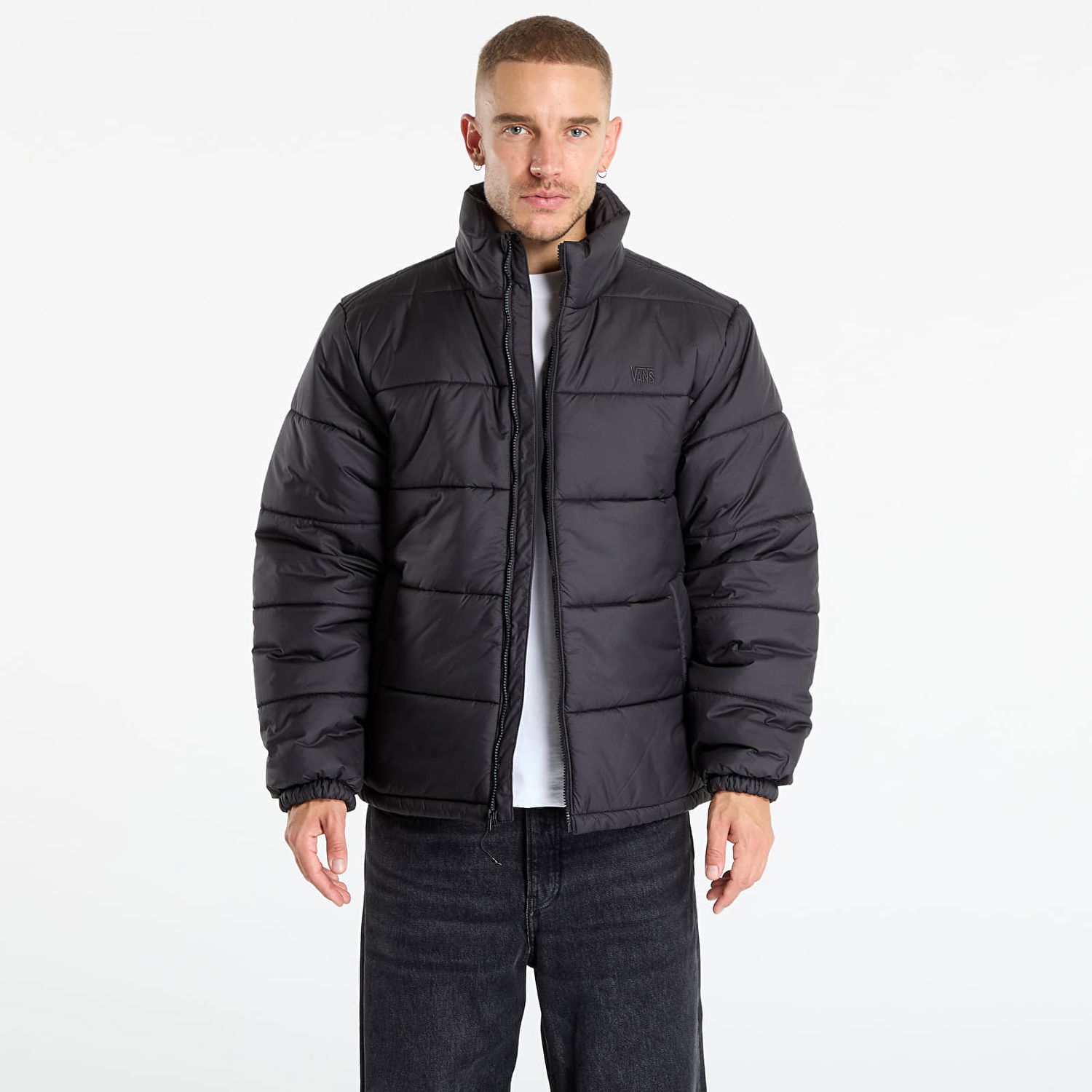 Пухо яке Vans Vans Hillgate Puffer Jacket Черно | VN000PJ9BLK1, 0
